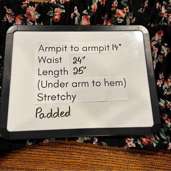 Lily Rose floral Bodycon junior Mini Dress size medium - Picture 10 of 14